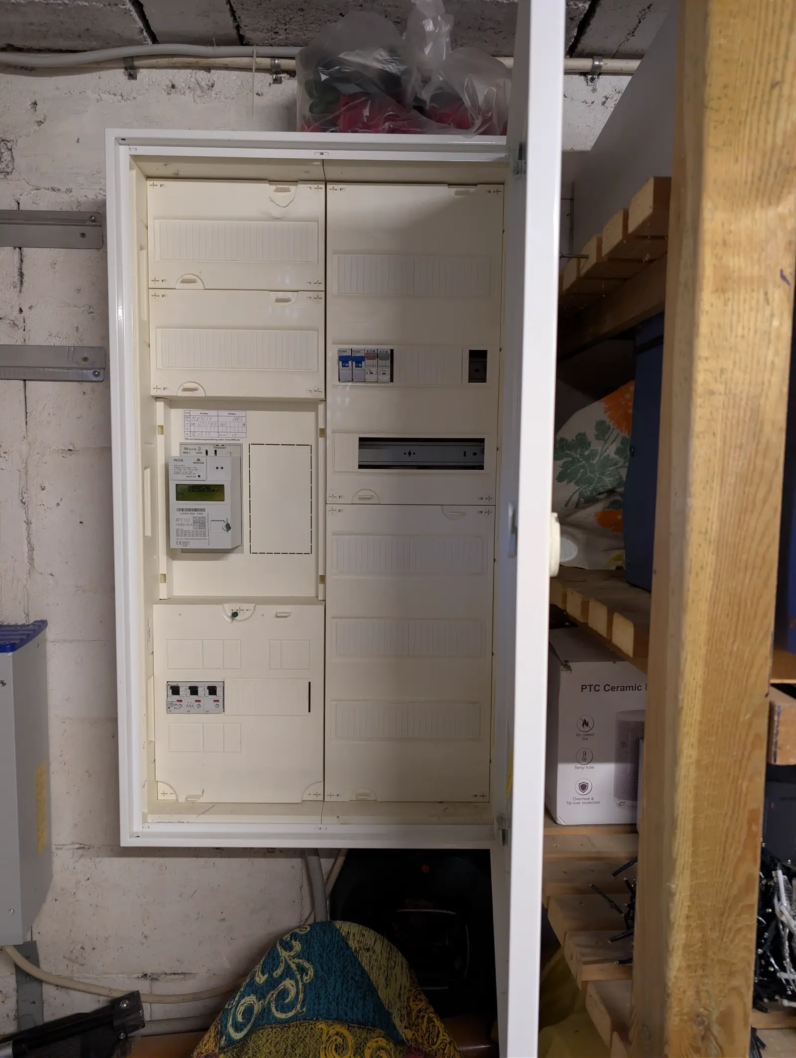 Zählerschrank einer untersuchten Anlage
